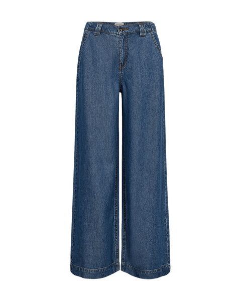 Hovedbilde Milo Pants Full Length Wide Leg Medium Blue Denim