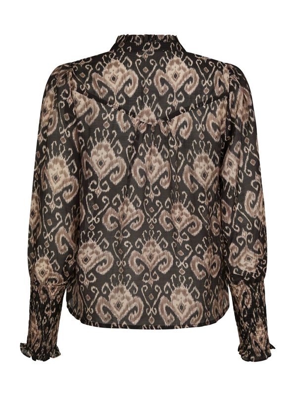 Camisa Print Blouse Black