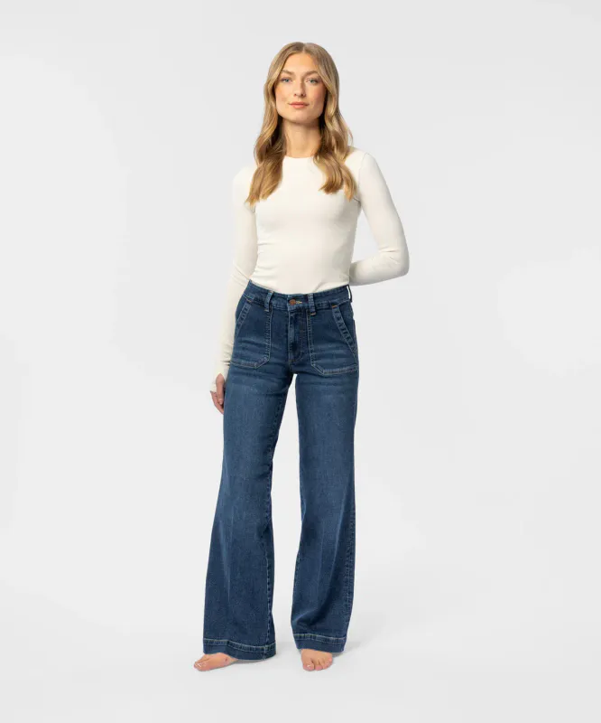 The Mona Jean Dark Vintage Blue