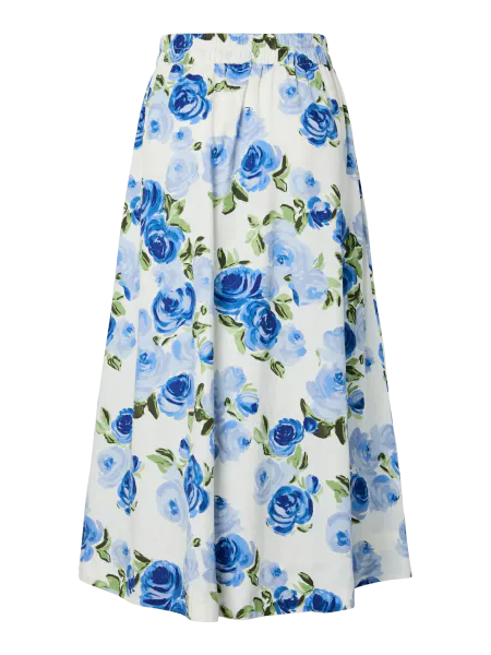 Hovedbilde YasColea Ankle Skirt Star White Emula