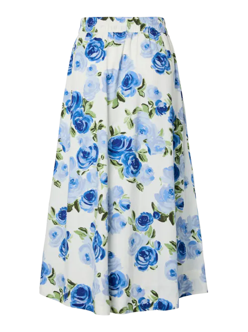 Hovedbilde YasColea Ankle Skirt Star White Emula