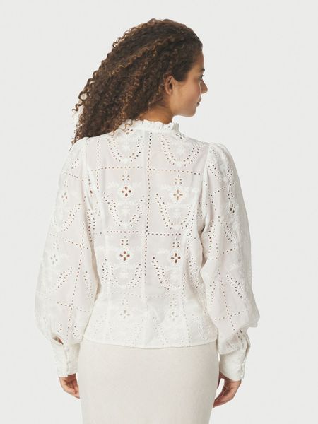 Hovedbilde Gilda Emboridery Blouse White