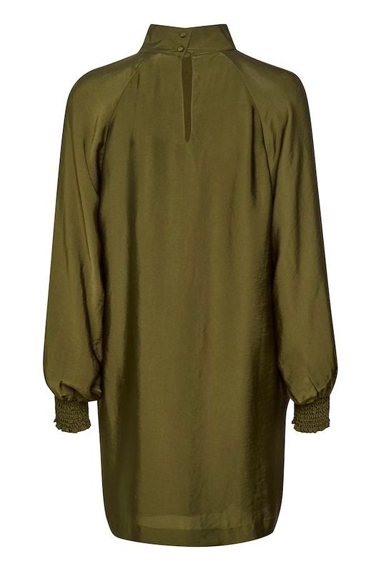 Luella Short Dress Dark Olive