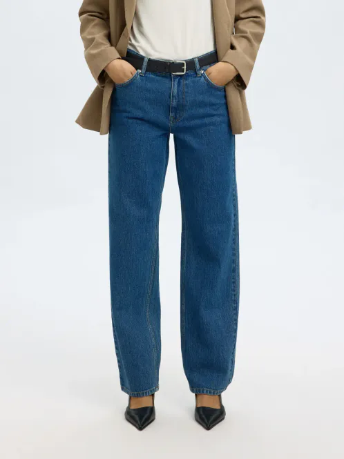 Hovedbilde SlwStraight Bea-Kori Jeans Medium Blue
