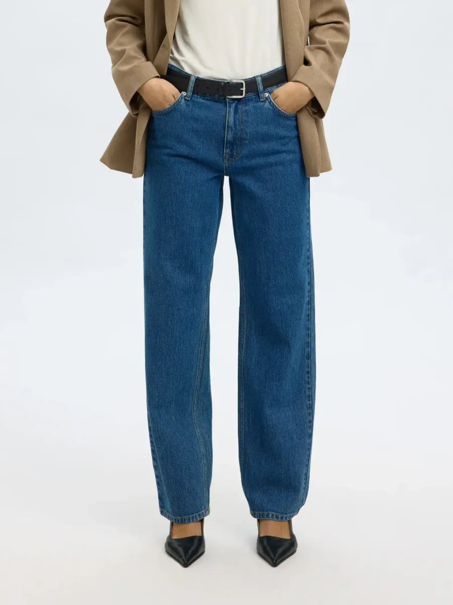 SlwStraight Bea-Kori Jeans Medium Blue