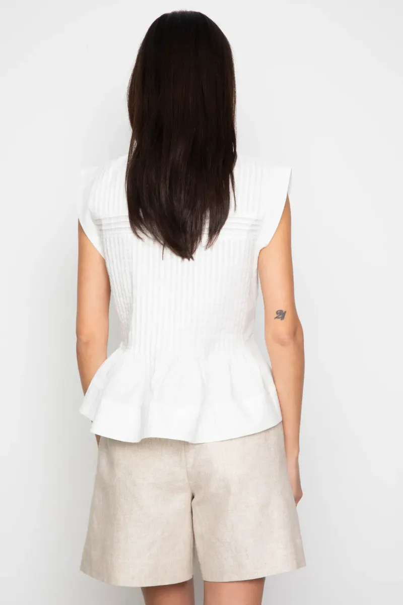 Mavie Top White